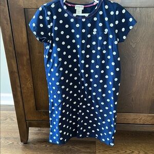 Crewcuts polkadot T-shirt dress size 6-7